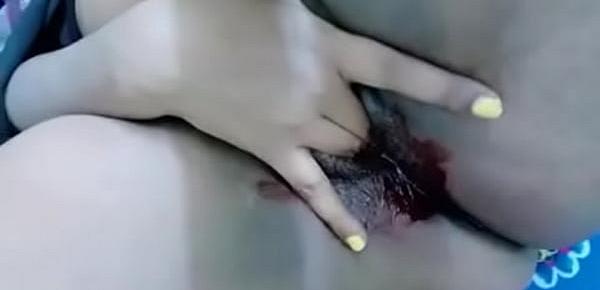  Swathi naidu getting blood from pussy